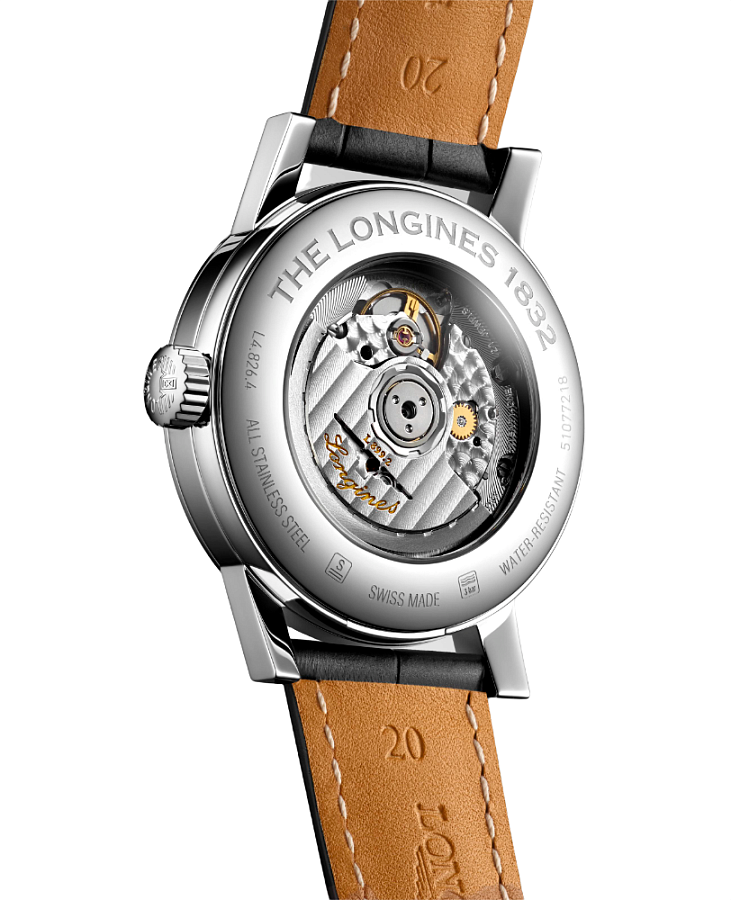Часы Longines 1832 L4.826.4.92.2 — механические, металл сталь