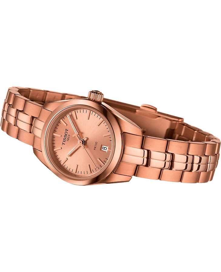 Часы Tissot PR 100 Lady Small T101.010.33.451.00 — сталь c pvd покрытием, женские