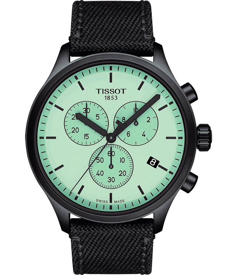 Часы Tissot Chrono XL T116.617.37.091.00 — мужские, зеленый