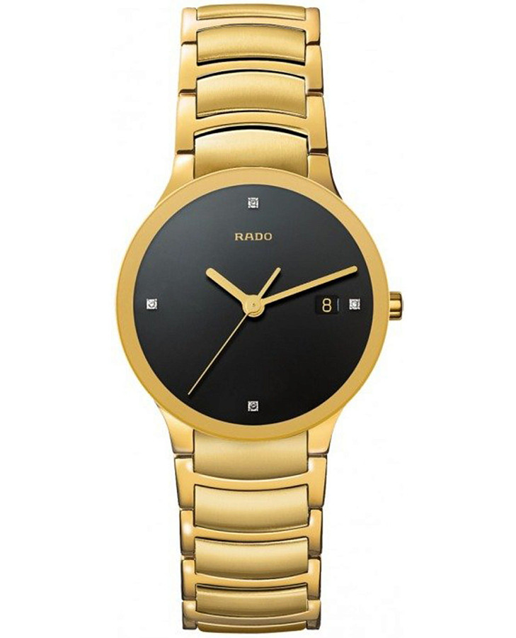 Часы Rado Centrix Automatic Diamonds R30527713 — мужские, черный