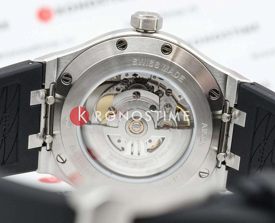 Часы Maurice Lacroix Aikon Automatic AI6008-SS000-330-2 — каучук, мужские