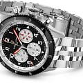 Швейцарские механические часы Breitling Classic AVI Super AVI B04 Chronograph GMT 46 YB04451A1B1A1, фото 4