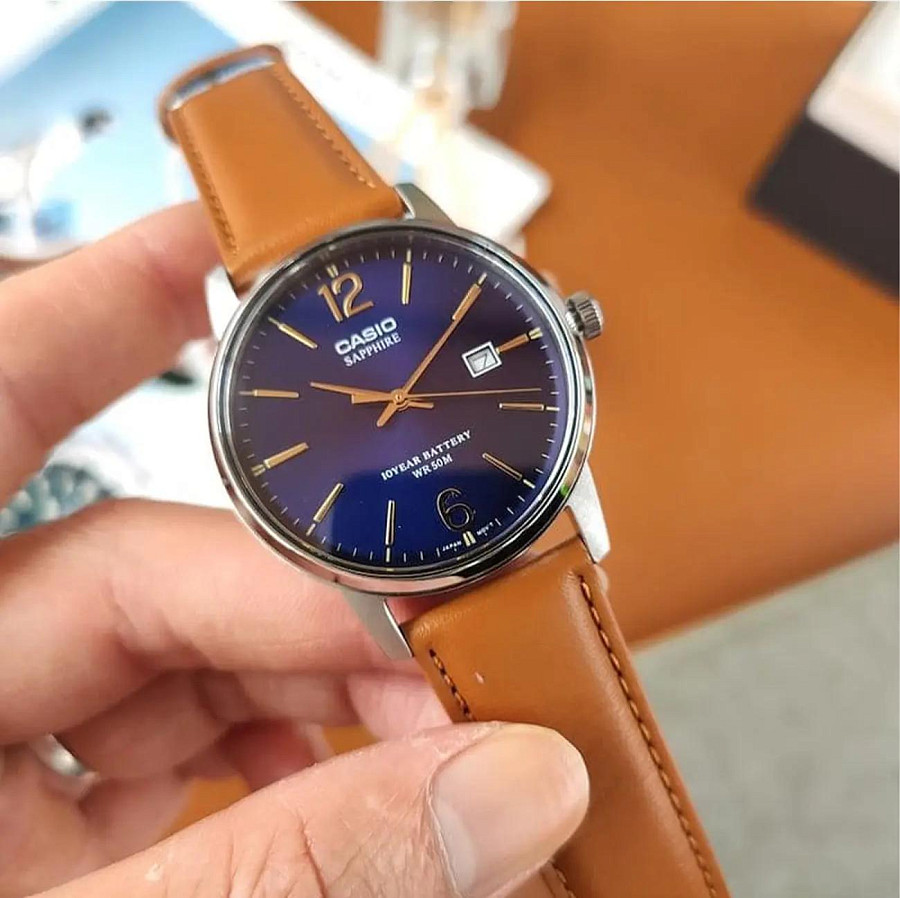 Часы Casio Collection MTS-110L-2A — Япония, кварцевые