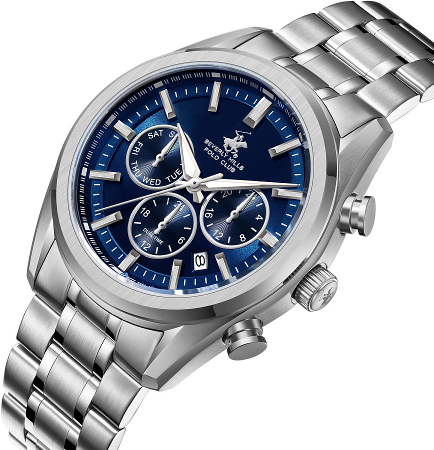 Часы Beverly Hills Polo Club BP3698X.390 — нержавеющая сталь, мужские