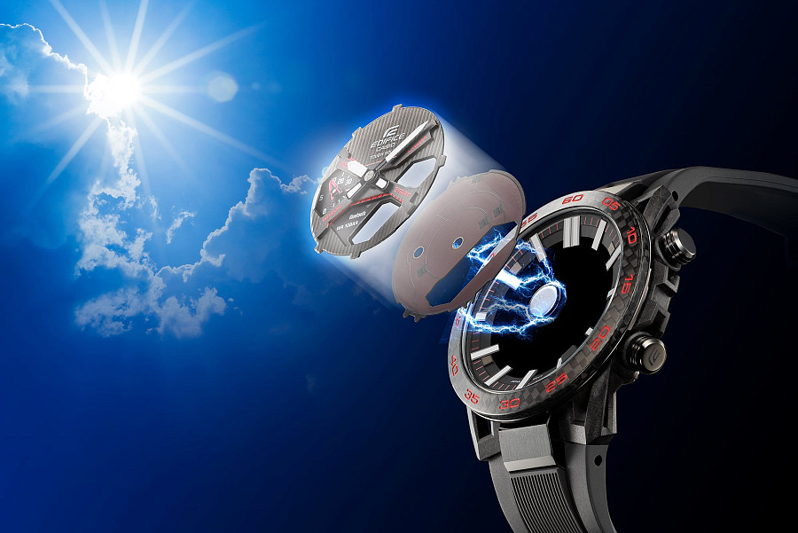 Часы Casio Edifice ECB-2000PB-1ADF (ECB-2000PB-1A) — Япония, кварцевые