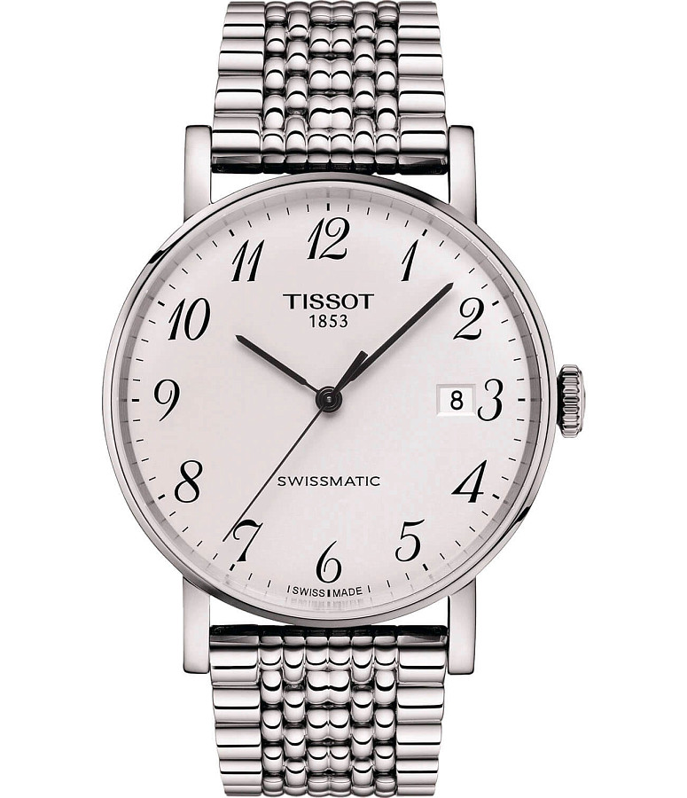 Часы Tissot Everytime Swissmatic T109.407.11.032.00 — мужские, белый