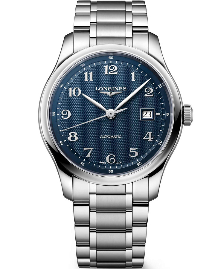Часы Longines Master Collection L2.950.4.93.6 — мужские, синий