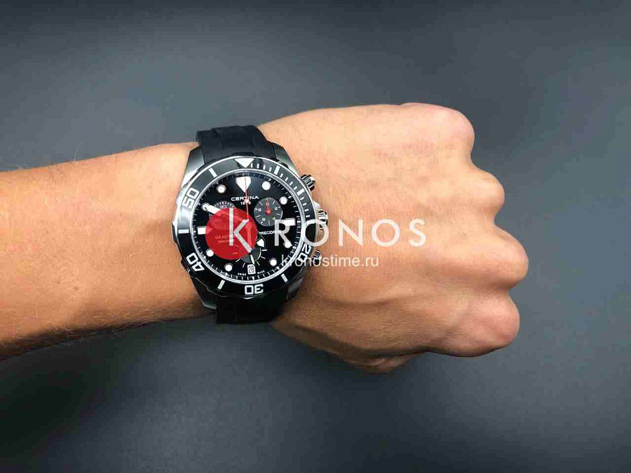 Часы Certina DS Action C032.417.17.051.00 — черный, металл сталь