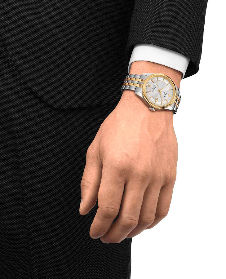 Часы Tissot Ballade Powermatic 80 Silicium T108.408.22.278.01 — механические, сталь металл