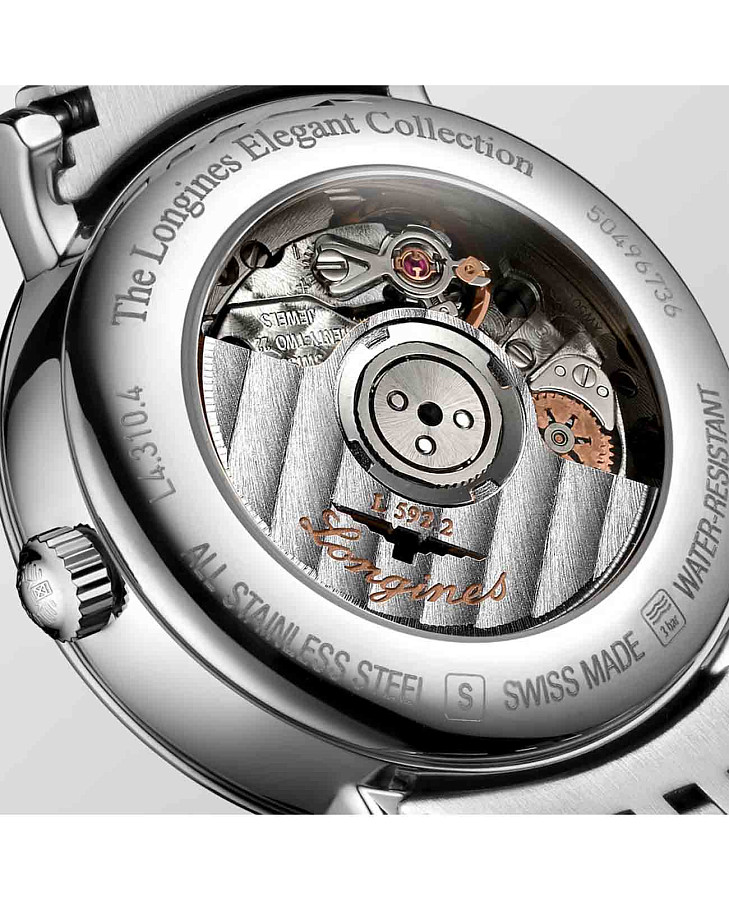 Часы Longines Elegant Collection L4.310.4.77.6 — женские, нержавеющая сталь