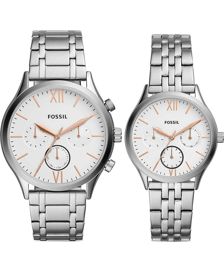 Часы Fossil Carlie BQ2468SET — белый