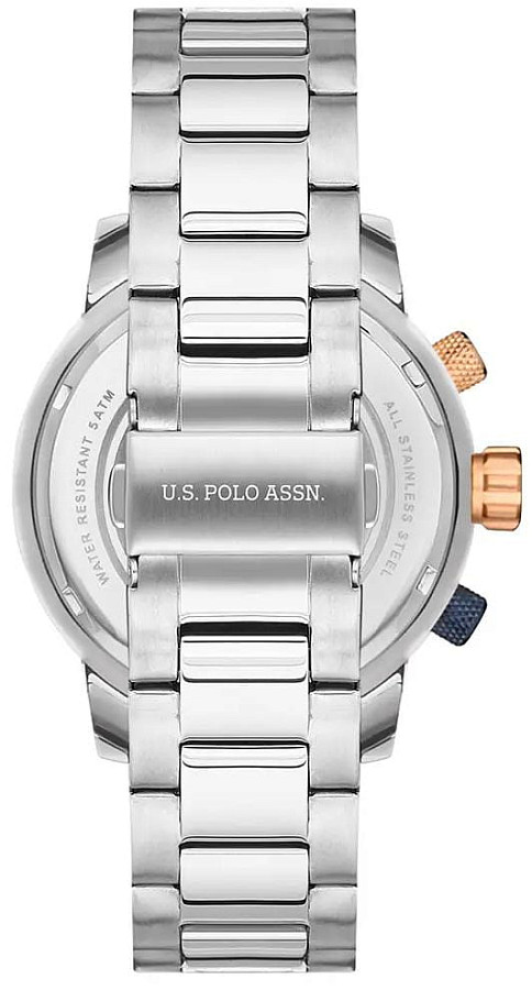 Часы U.S. Polo Assn. Crossing USPA1026-01 — сталь металл, США