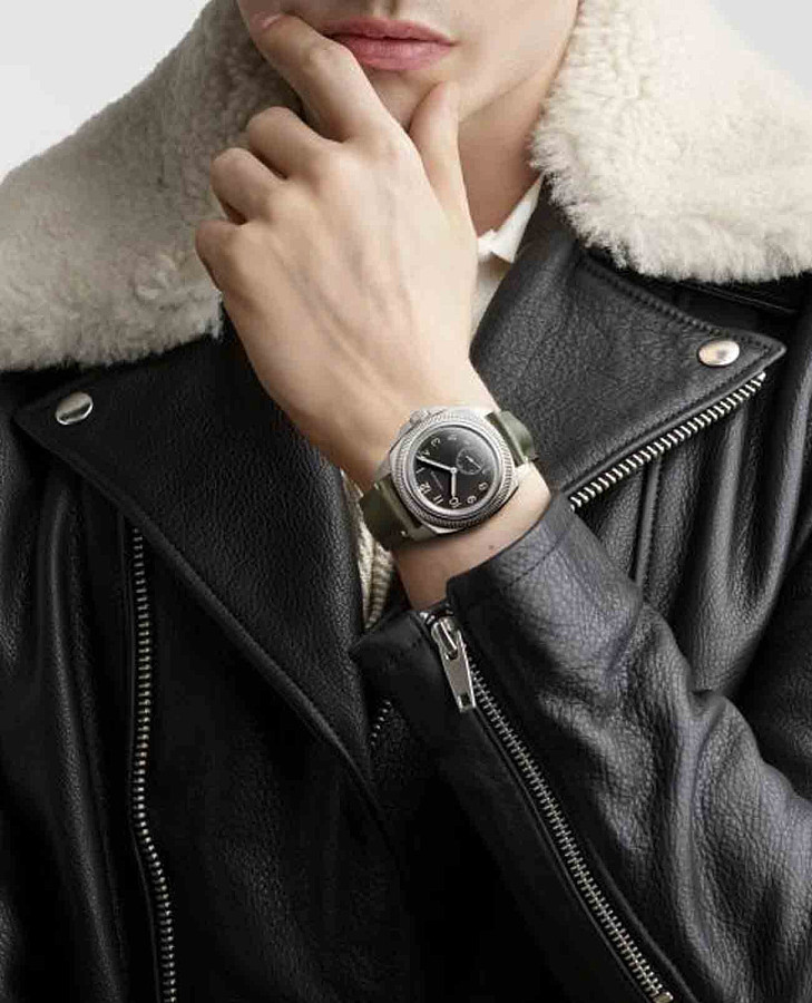 Часы Longines Pilot Majetek L2.838.4.53.2 — кожаный, мужские