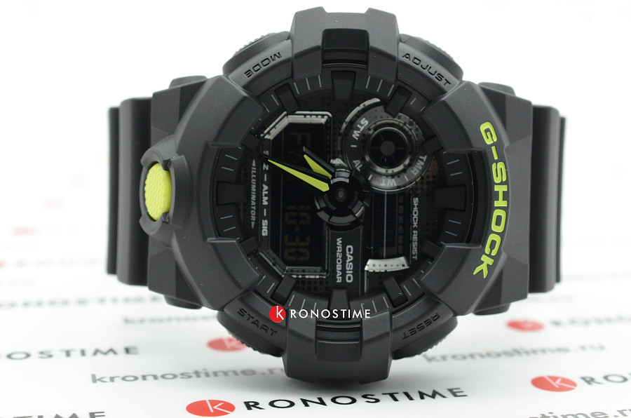 Часы Casio G-Shock GA-700DC-1A — пластик, мужские