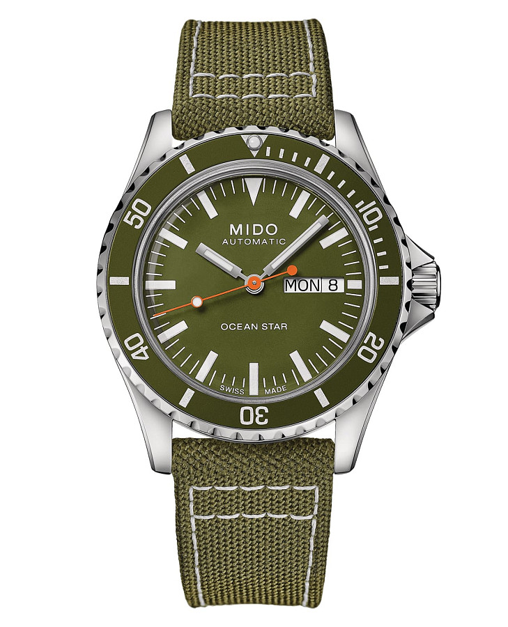 Часы Mido Ocean Star Tribute M026.830.18.091.00 — мужские, зеленый