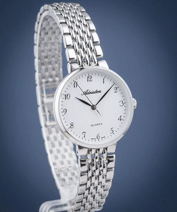 Часы Adriatica A3563.5123Q — кварцевые, металл сталь