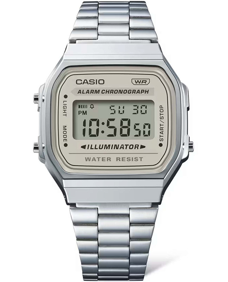 Часы Casio Vintage A-168WA-8A — кварцевые, Япония, мужские