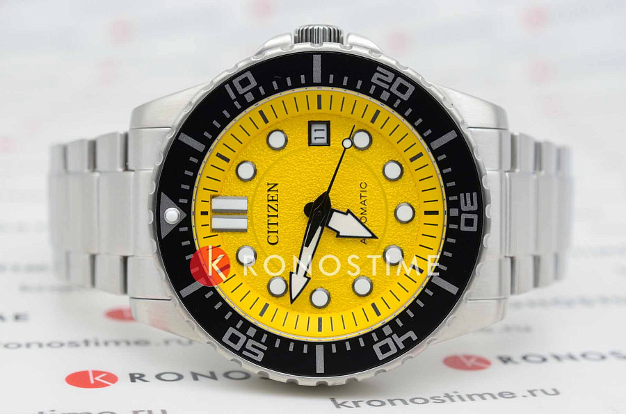 Часы Citizen Automatic NJ0170-83Z — механические, металл сталь