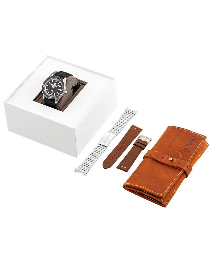Часы Rado Captain Cook Automatic R32505019 — зеленый, сталь металл