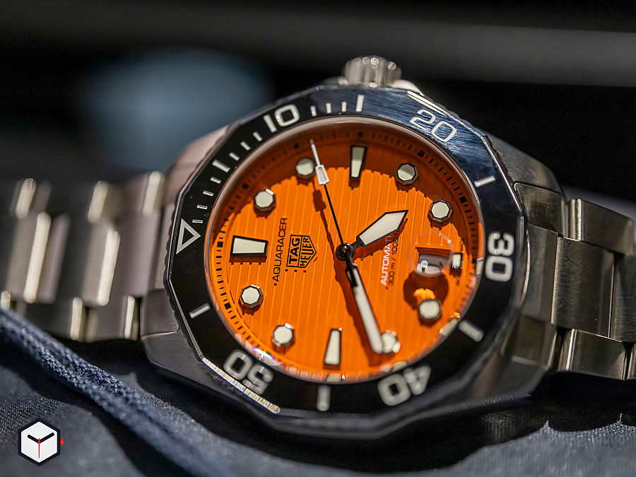 Часы TAG Heuer Aquaracer Professional 300 Orange Diver WBP201F.BA0632 — Швейцария, механические