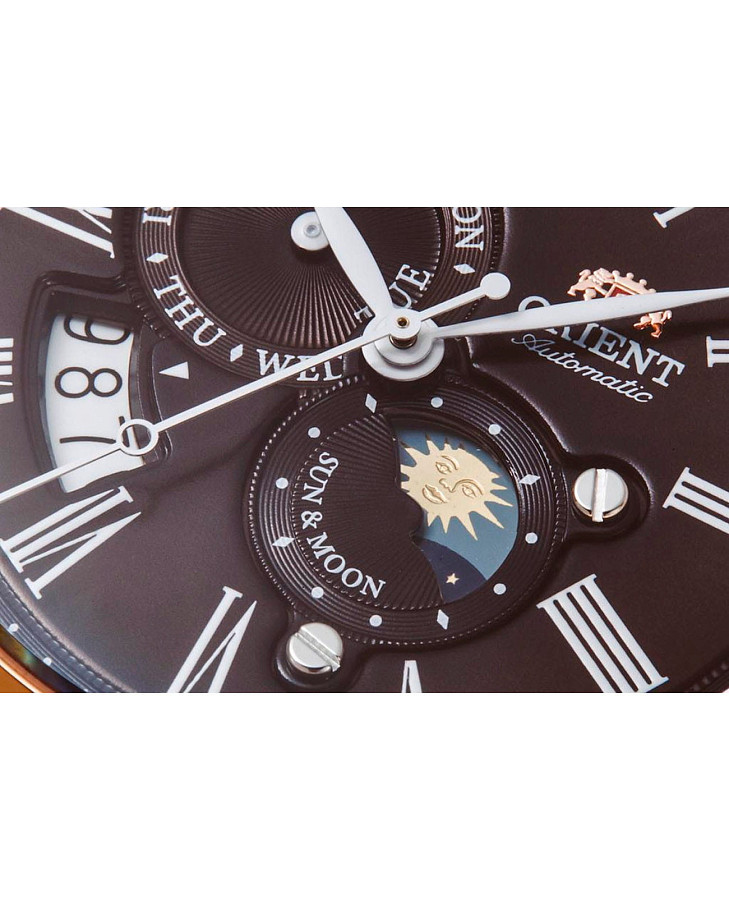 Часы Orient Sun & Moon RA-AK0002Y (RN-AK0002Y) — металл сталь, Япония