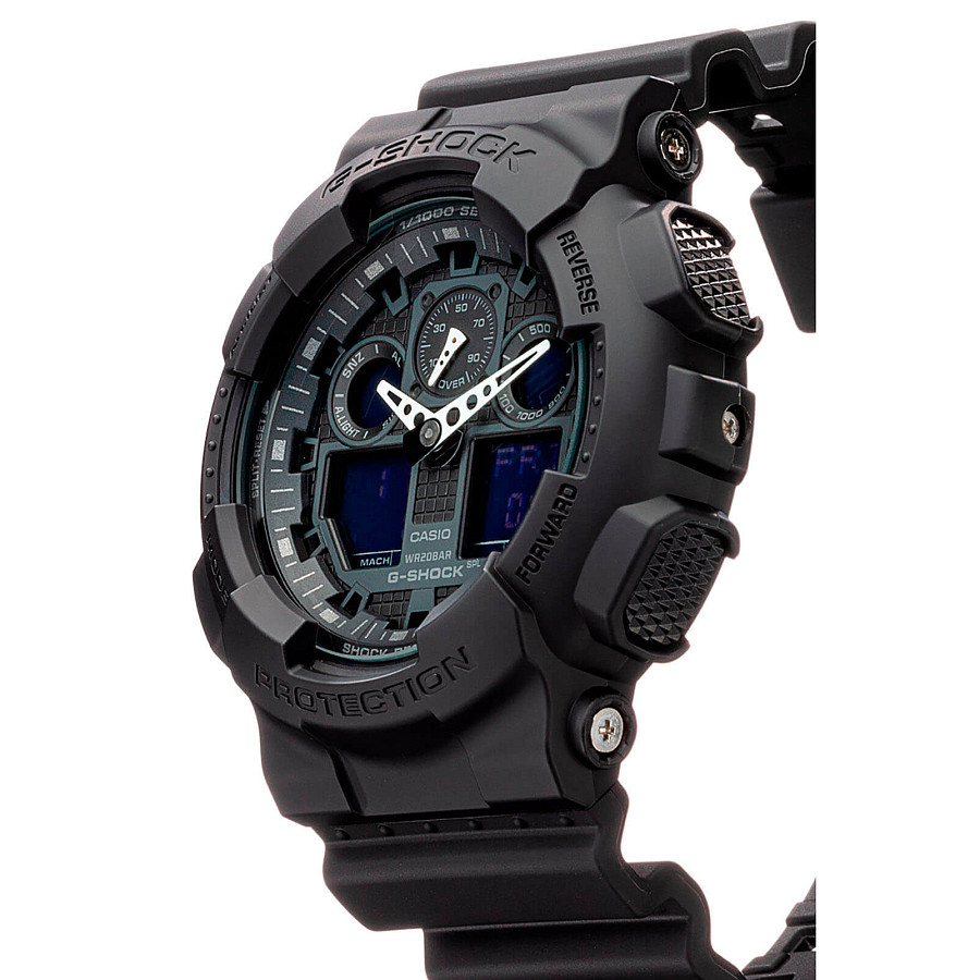 Часы Casio G-Shock GA-100-1A1DR (GA-100-1A1) — электронные, Япония, мужские