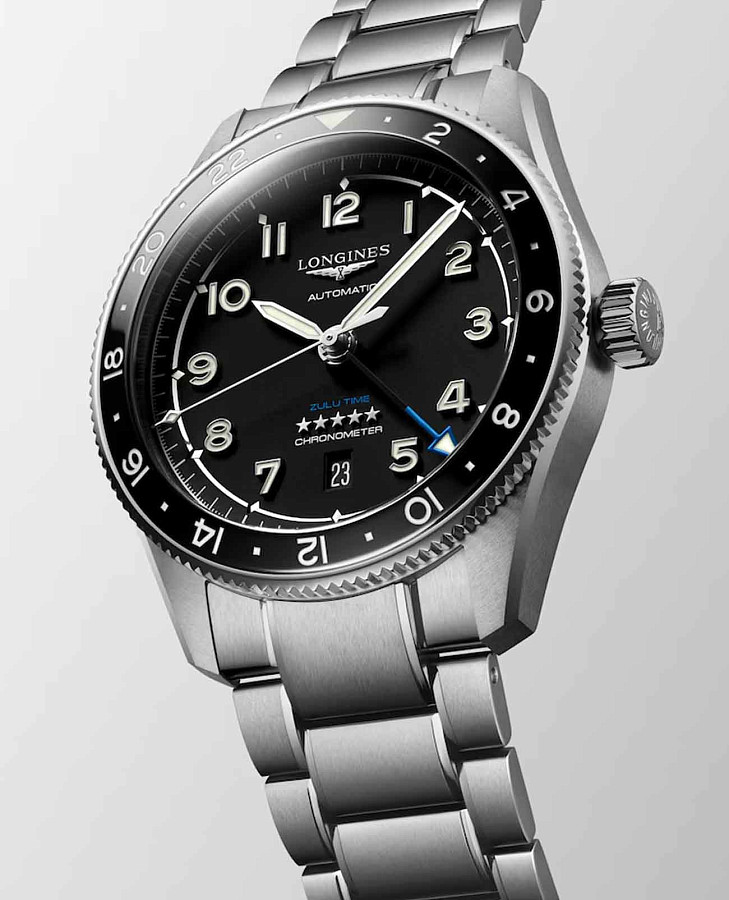 Часы Longines Spirit L3.812.4.53.6 — керамика металл сталь, Швейцария