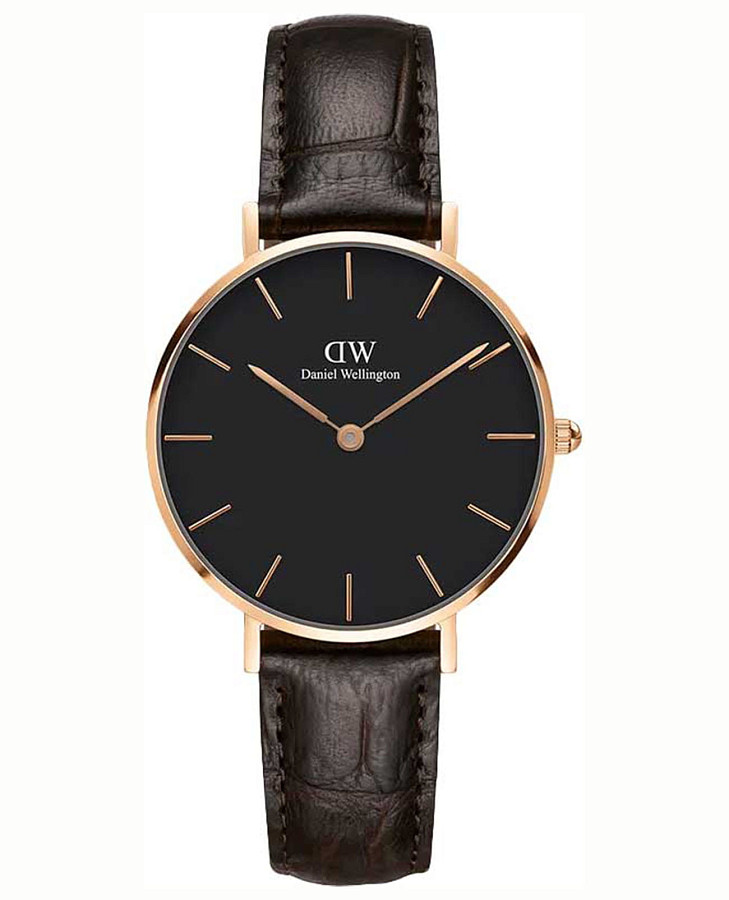 Часы Daniel Wellington Petite York DW00100170 — женские, черный