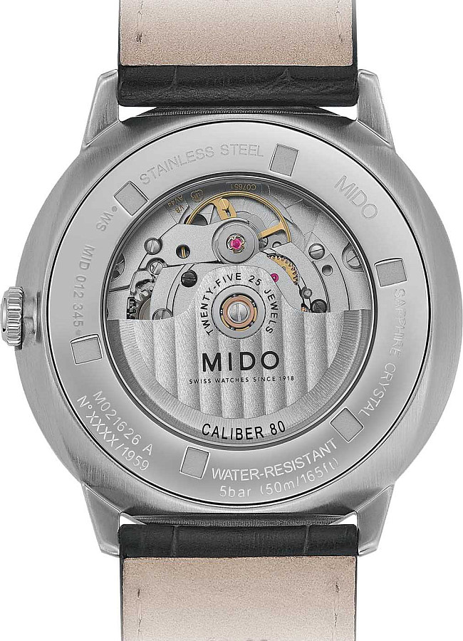 Часы Mido Commander Big Date 60th Anniversary Limited Edition M021.626.16.081.00 — механические, сталь металл