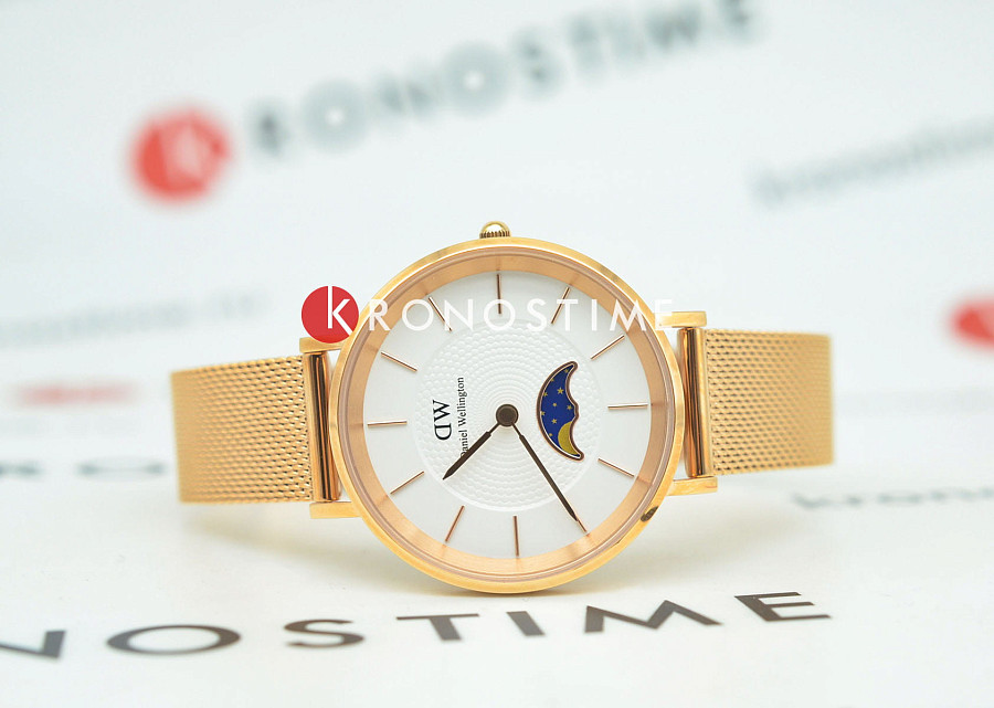 Часы Daniel Wellington Petite Lune Melrose DW00100773 — кварцевые, сталь металл