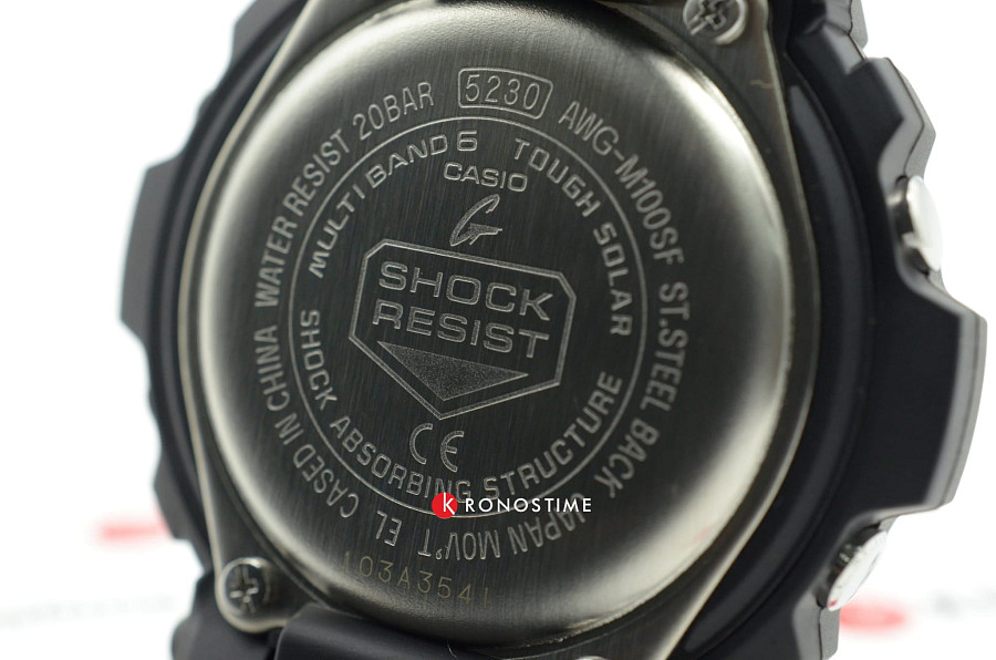 Часы Casio G-Shock AWG-M100SF-1H4 — Япония, электронные