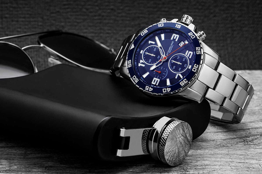 Часы Stuhrling Monaco 3957.2 — кварцевые, сталь металл