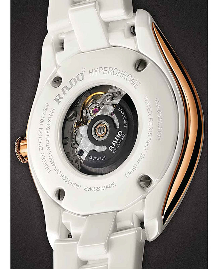 Часы Rado Hyperchrome Automatic Diamonds R32524012 — керамика металл сталь, Швейцария
