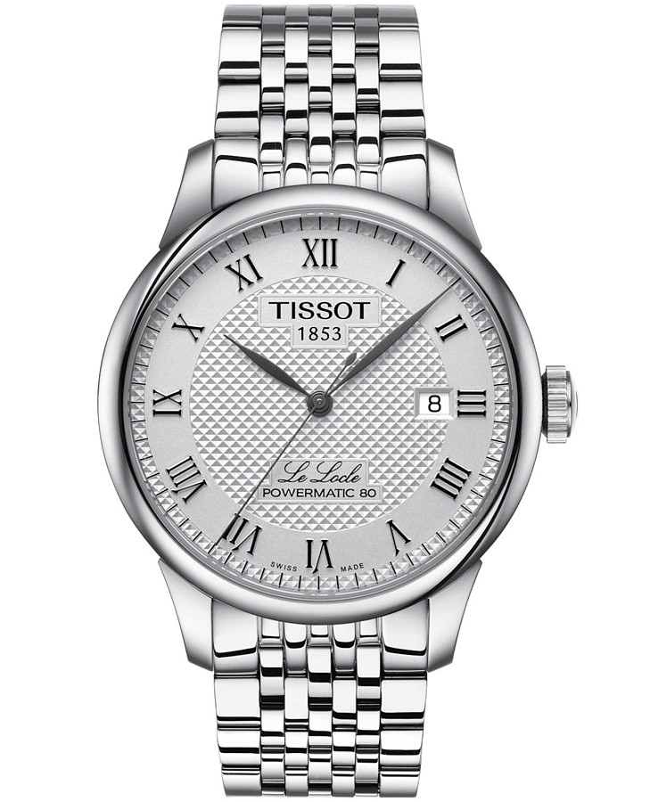 Часы Tissot Le Locle Powermatic 80 T006.407.11.033.00 — мужские, белый