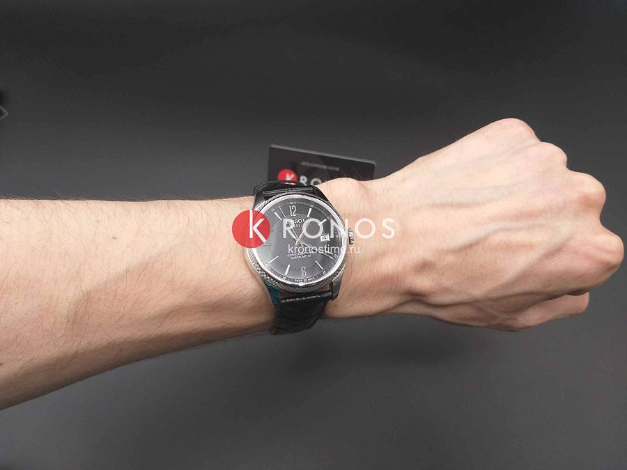 Часы Tissot Ballade Powermatic 80 COSC T108.408.16.057.00 — черный, сталь металл