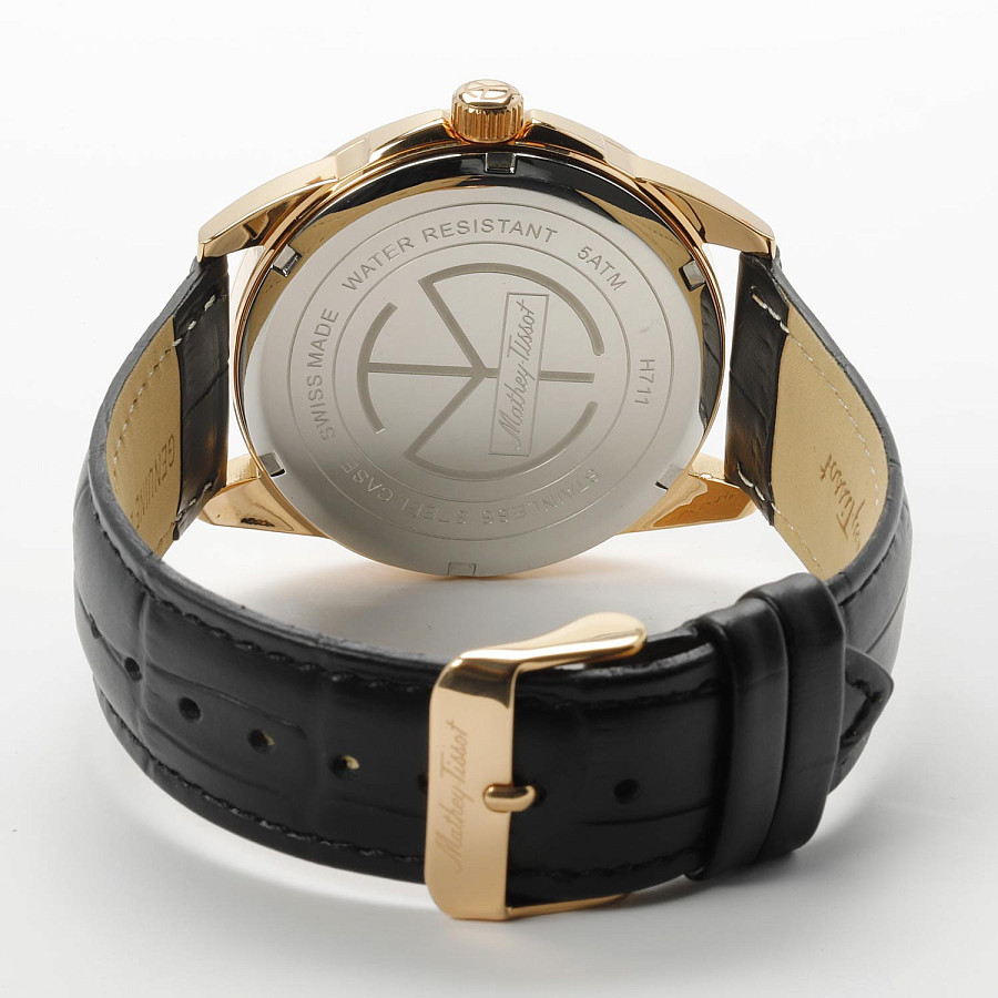 Часы Mathey-Tissot Mondo H711PS — кожаный, мужские