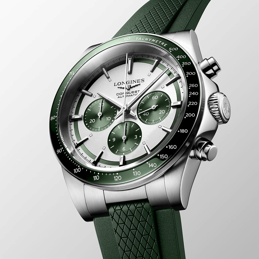 Часы Longines Conquest L3.835.4.02.9 — сталь керамика металл, Швейцария