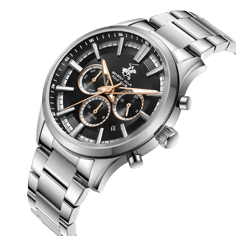 Часы Beverly Hills Polo Club BP3779X.350 — кварцевые, сталь металл