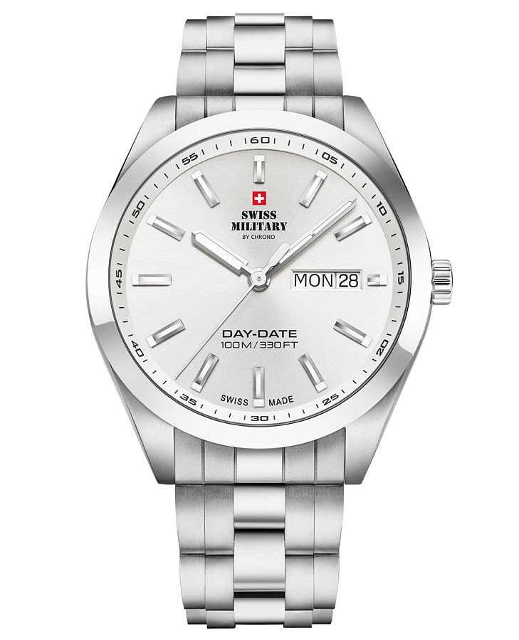 Часы Swiss Military by Chrono SM34087.02 — мужские, белый