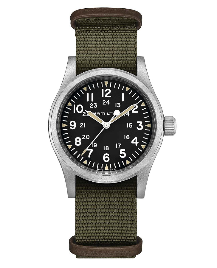 Часы Hamilton Khaki Field Mechanical H69439931 — артикул H69439931, мужские