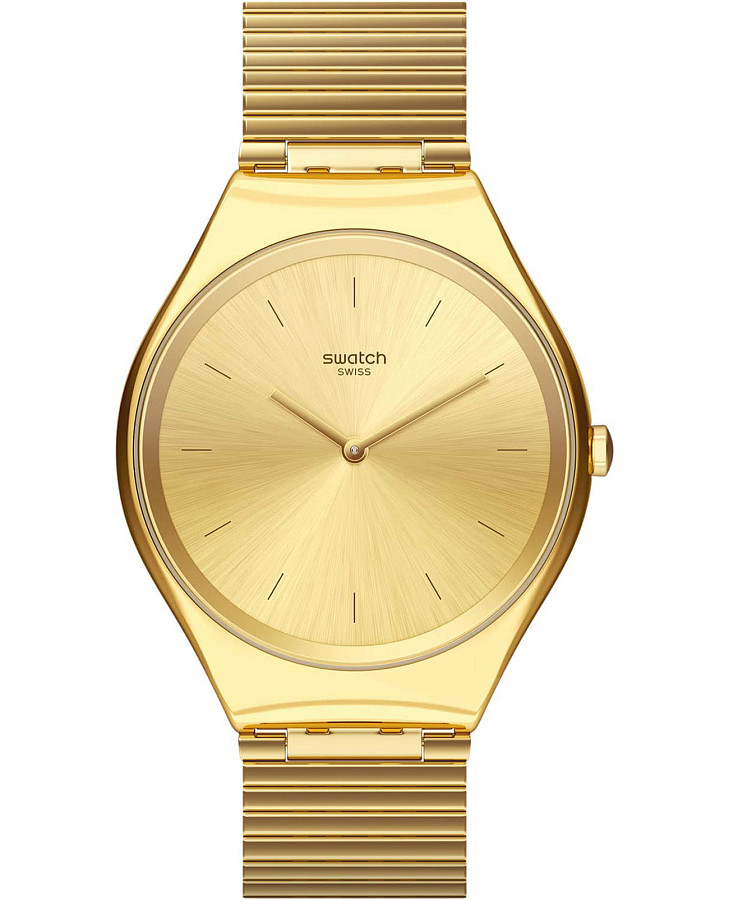 Часы Swatch Skin Irony Skinlingot SYXG100GG — женские, золотой
