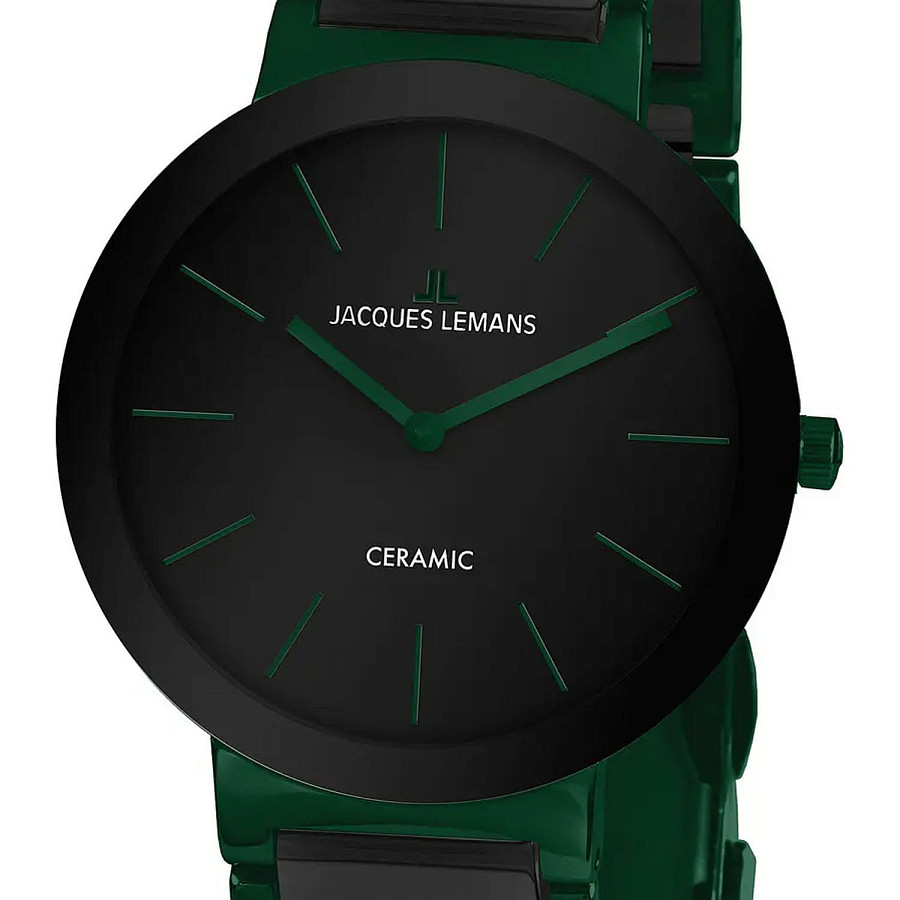 Часы Jacques Lemans High Tech Ceramic 42-8K — кварцевые, металл сталь