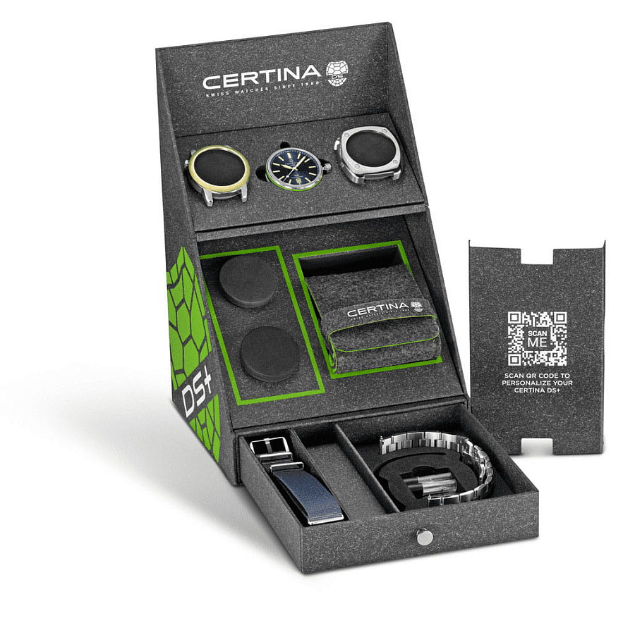 Часы Certina DS+ C041.407.19.041.01 — мужские, нержавеющая сталь
