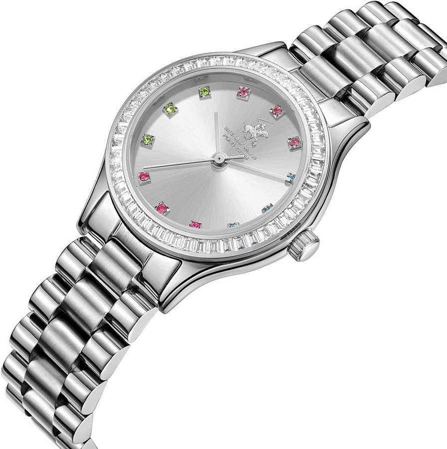 Часы Beverly Hills Polo Club BP3639C.330 — кварцевые, сталь металл