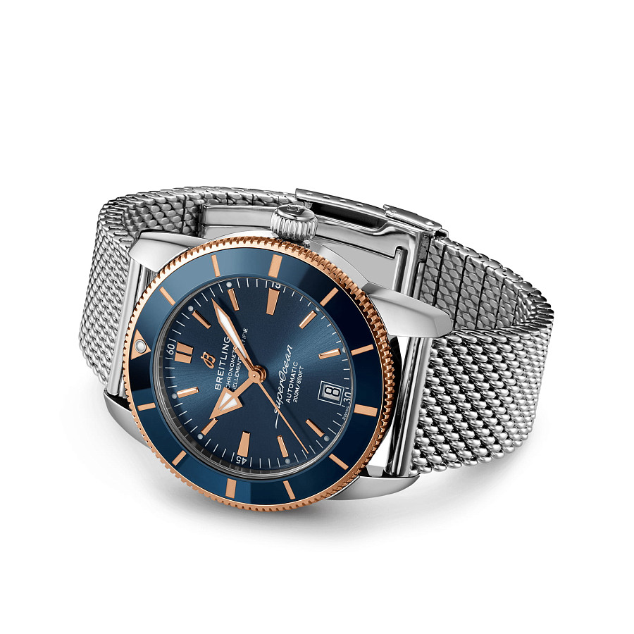 Часы Breitling Superocean Heritage B20 Automatic 42 UB2010161C1A1 — сталь золото металл, Швейцария
