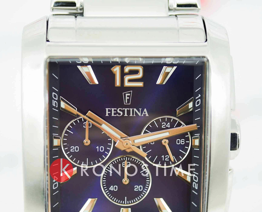 Часы Festina Timeless Chrono F20635/2 — сталь металл, Испания