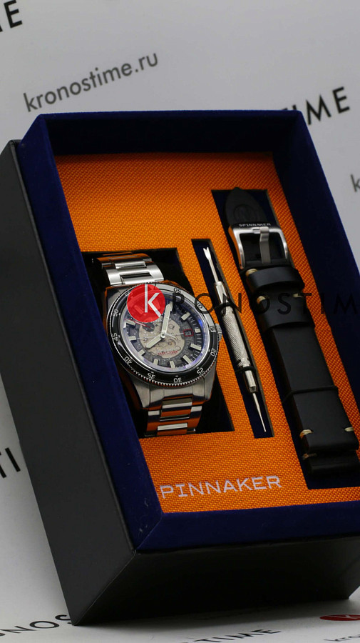 Часы Spinnaker Fleuss SP-5118-11 — сталь металл, нержавеющая сталь