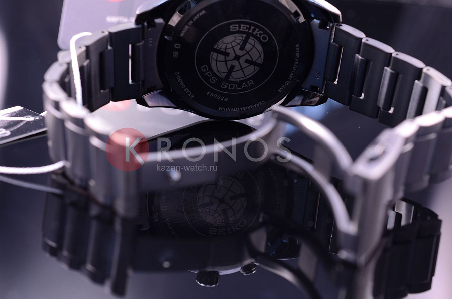 Часы Seiko Astron GPS Solar SSE089J1 — мужские, черный