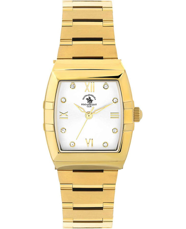 Часы Santa Barbara Polo & Racquet Club Unique SB.1.10624-2 — женские, белый