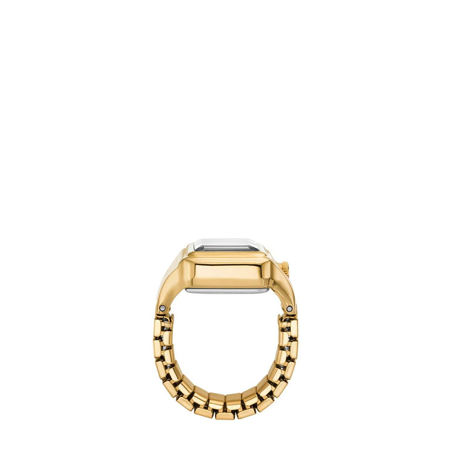 Часы Fossil Watch Ring ES5411 — нержавеющая сталь с ip-покрытием, женские